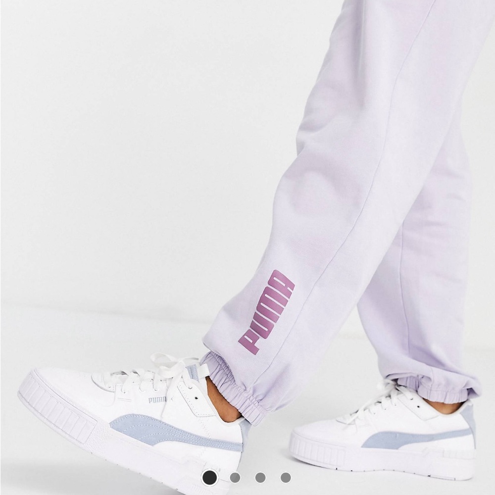 Brand New With Tags Puma Sweatpants, Lilac, Size Medium